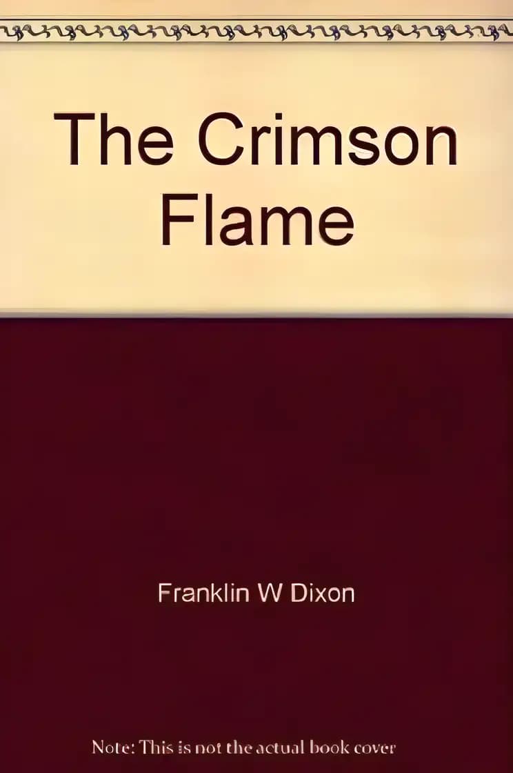 Book cover of 'The Crimson Flame'