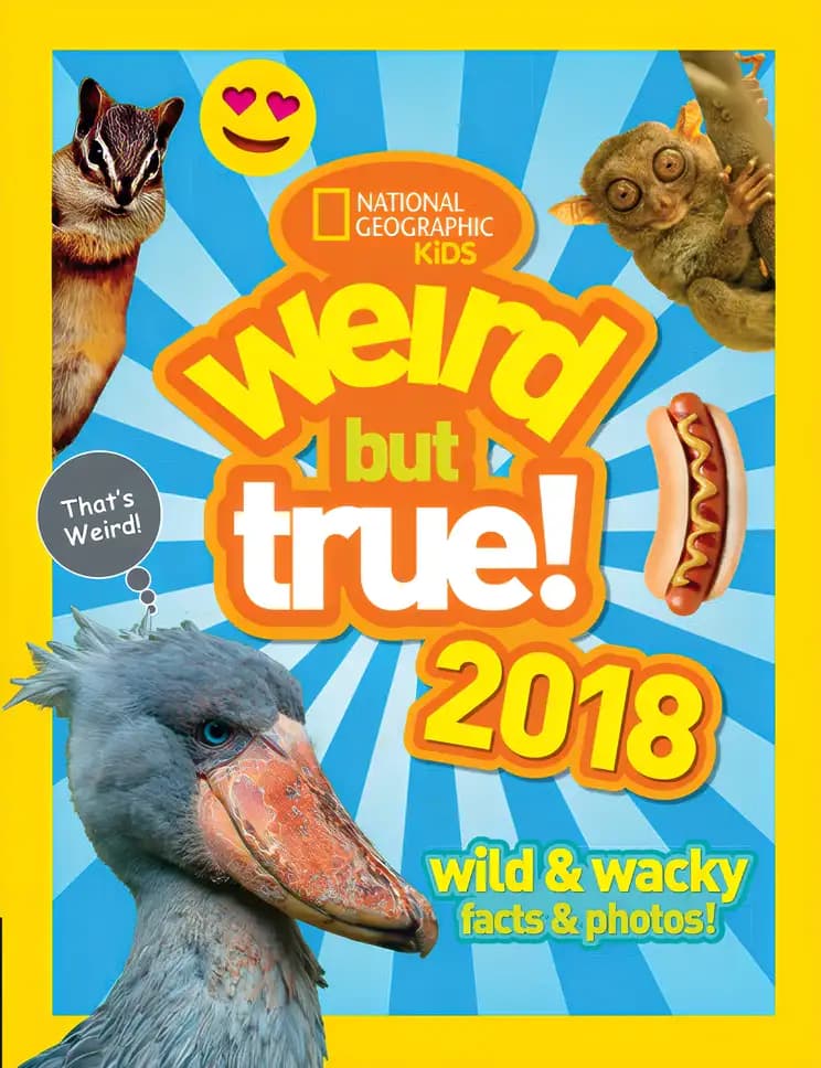 Book cover of 'Weird But True! 2018'