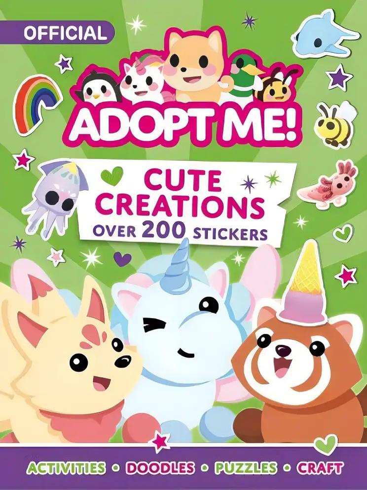 Adopt Me! Cute Creations Sticker Book