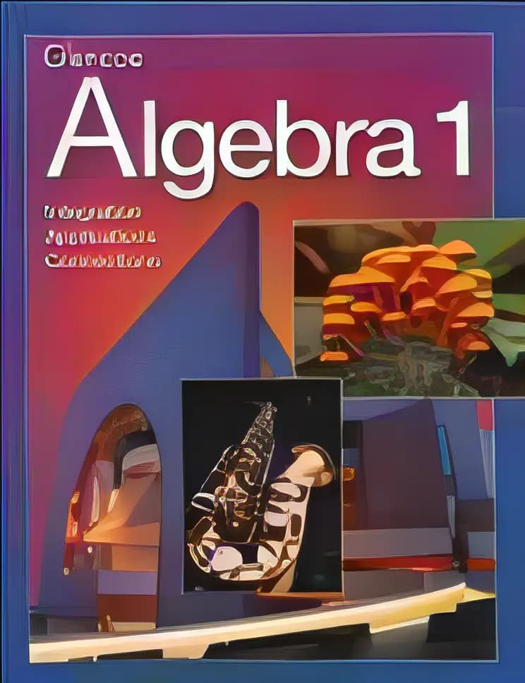 Book cover of 'Algebra 1: Integration Applications Connections Teacher's Wraparound Edition'