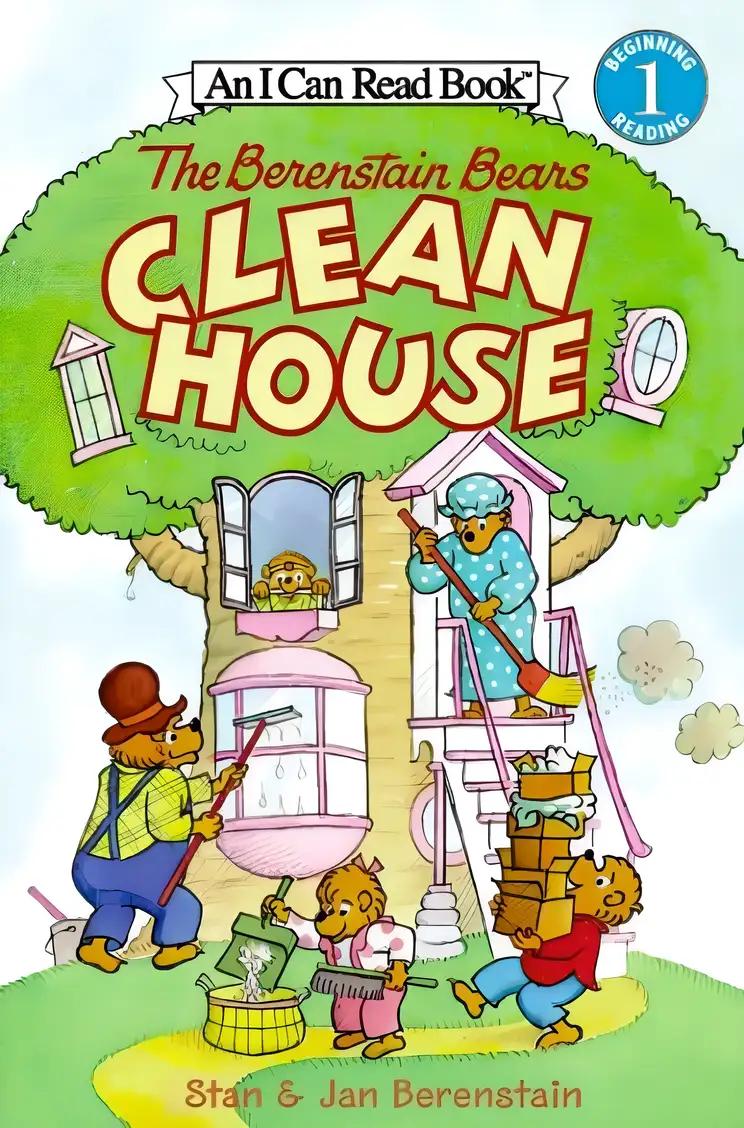 The Berenstain Bears Clean House (I Can Read Level 1)