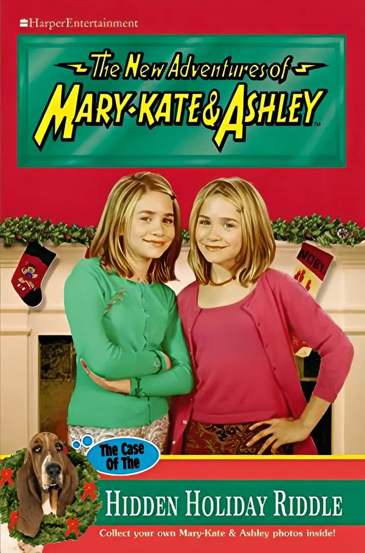 Book cover of 'The Case Of The Hidden Holiday Riddle (The New Adventures of Mary-Kate & Ashley #44)'