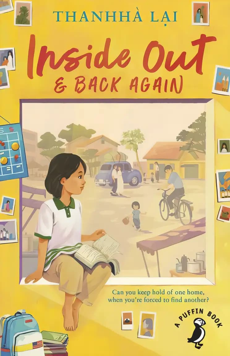 Book cover of 'Inside Out and Back Again: A Newbery Honor Award Winner'