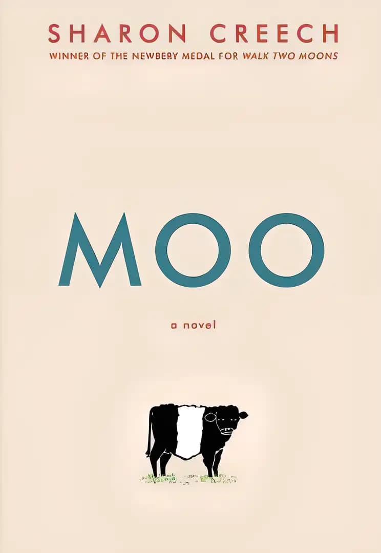 Book cover of 'Moo'