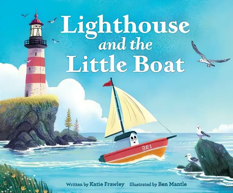 Book cover of 'Lighthouse and the Little Boat'