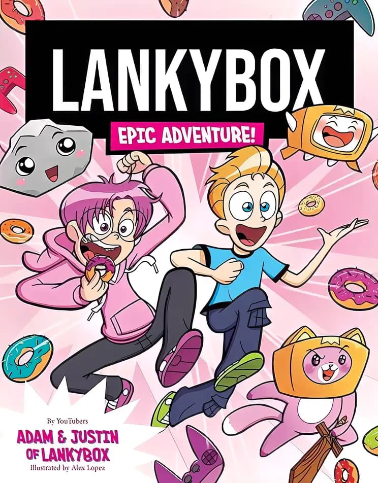 Book cover of 'LankyBox: Epic Adventure!'