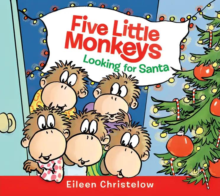 Five Little Monkeys Looking for Santa