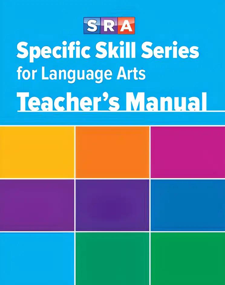 Specific Skill Series for Language Arts - Teacher's Manual