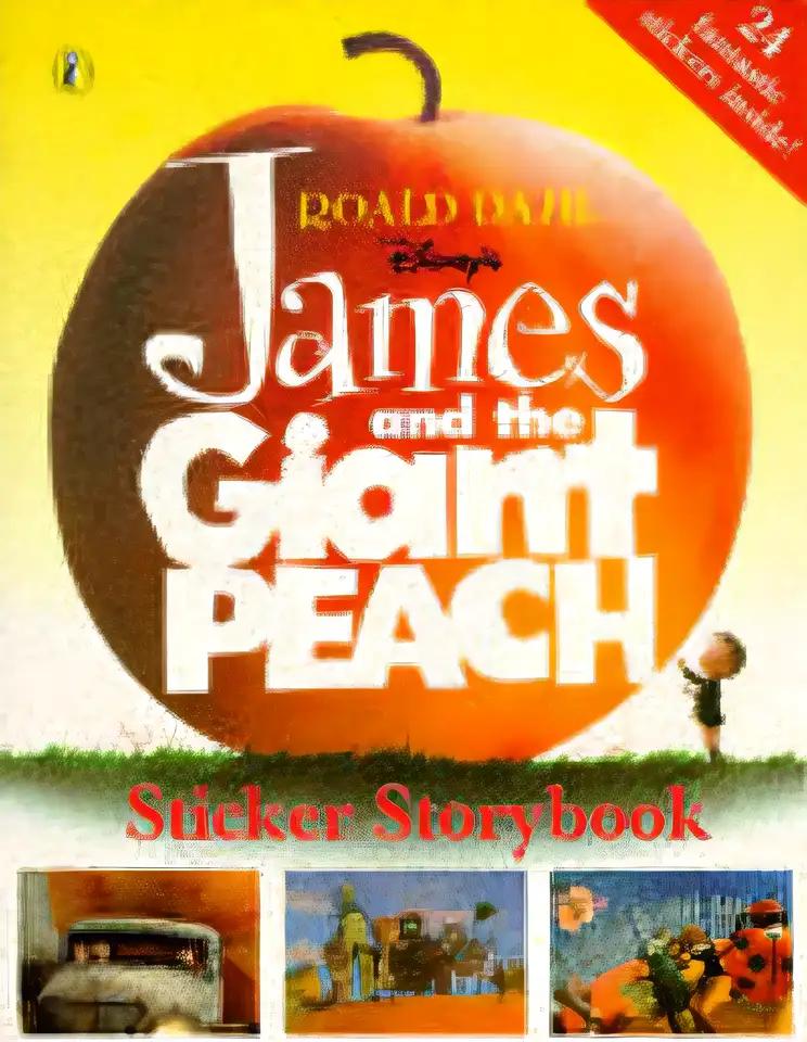 James and the Giant Peach Sticker Storybook Pb