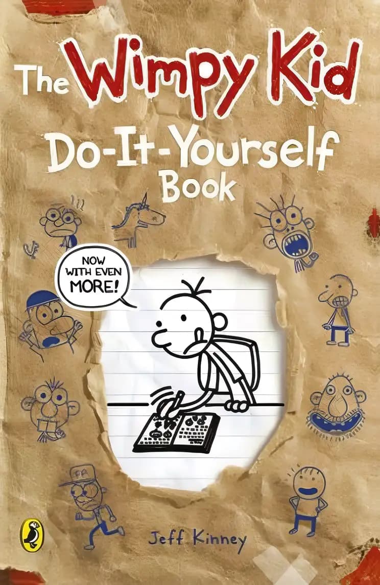 Book cover of 'Diary of a Wimpy Kid: Do-It-Yourself Book'