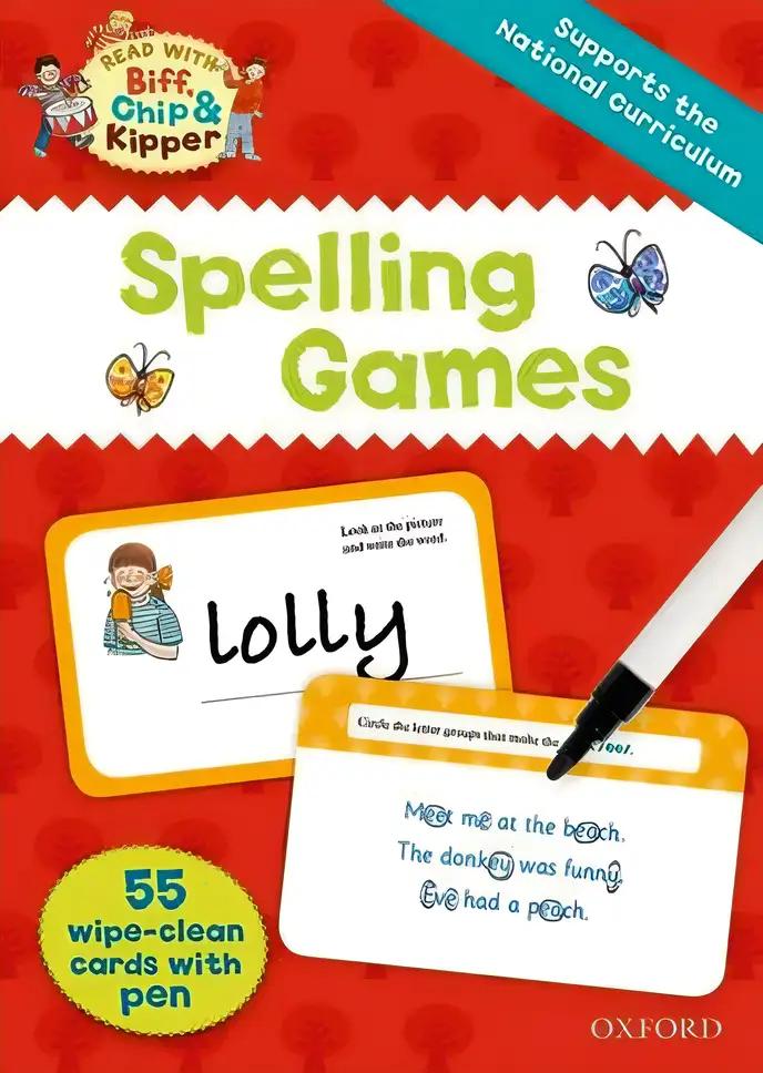 Oxford Reading Tree Read with Biff, Chip and Kipper: Spelling Games Flashcards