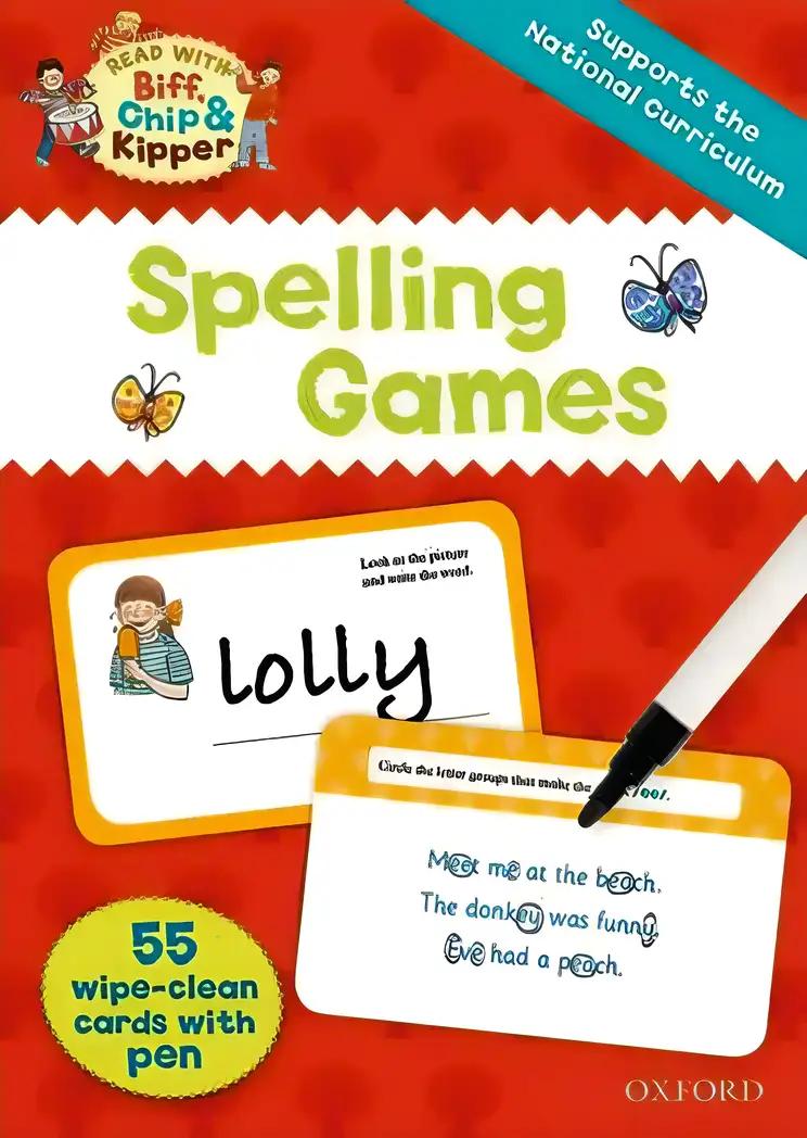 Oxford Reading Tree Read with Biff, Chip and Kipper: Spelling Games Flashcards