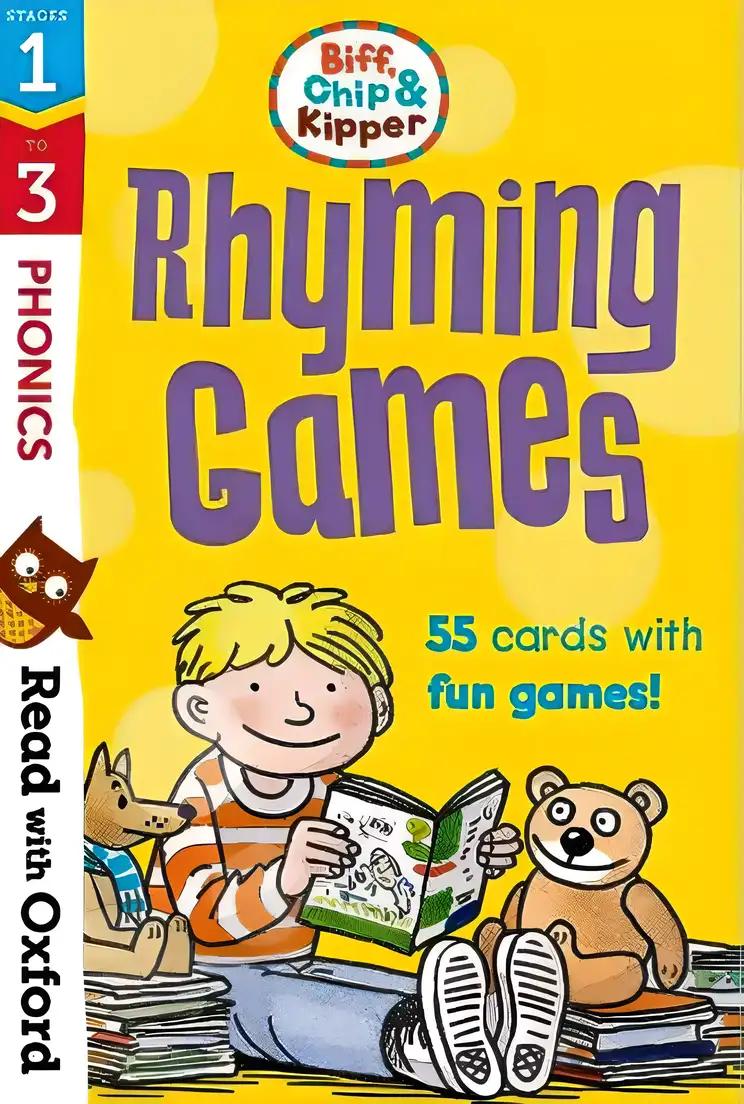 Read with Oxford: Stages 1-3: Biff, Chip and Kipper: Rhyming Games Flashcards