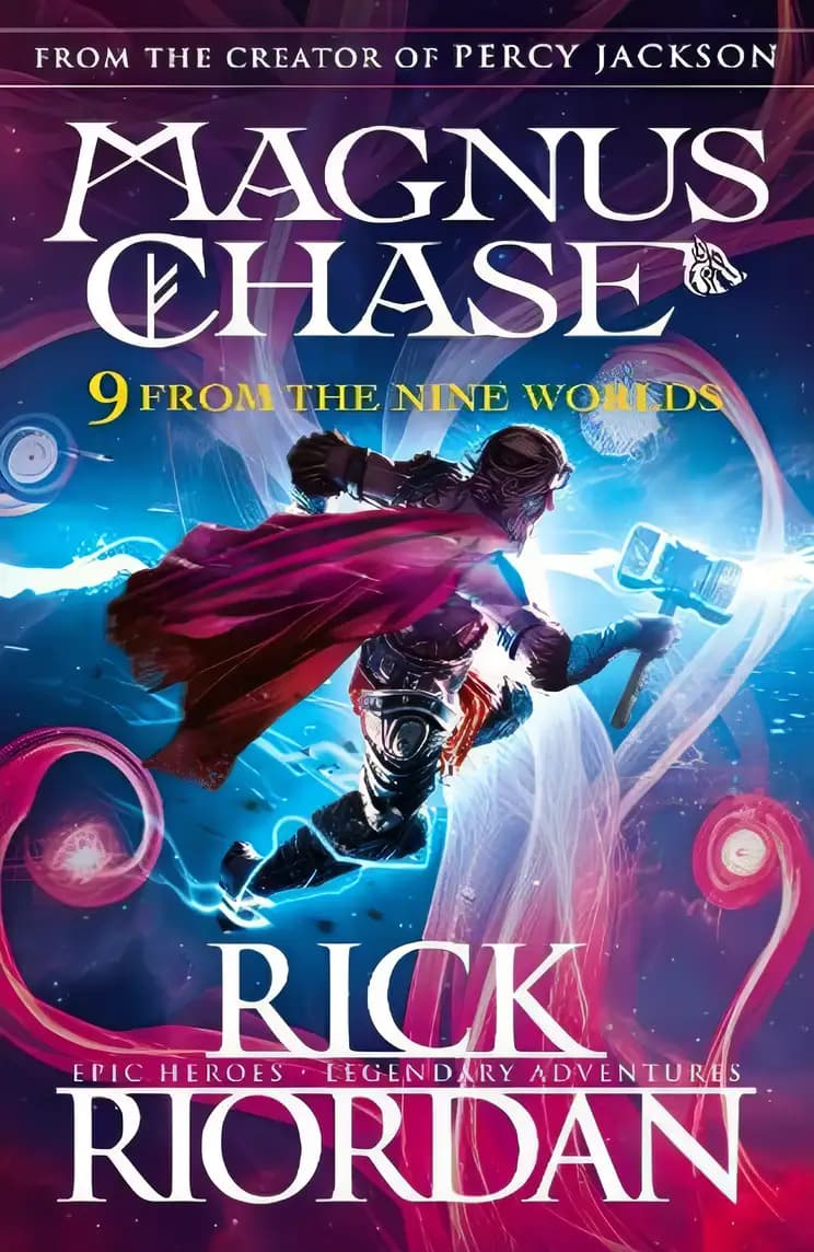 Book cover of '9 From the Nine Worlds: Magnus Chase and the Gods of Asgard'