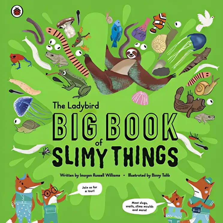 Book cover of 'The Ladybird Big Book of Slimy Things'