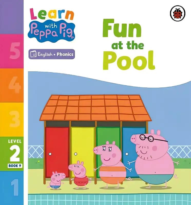 Learn with Peppa Phonics Level 2 Book 9 - Fun at the Pool