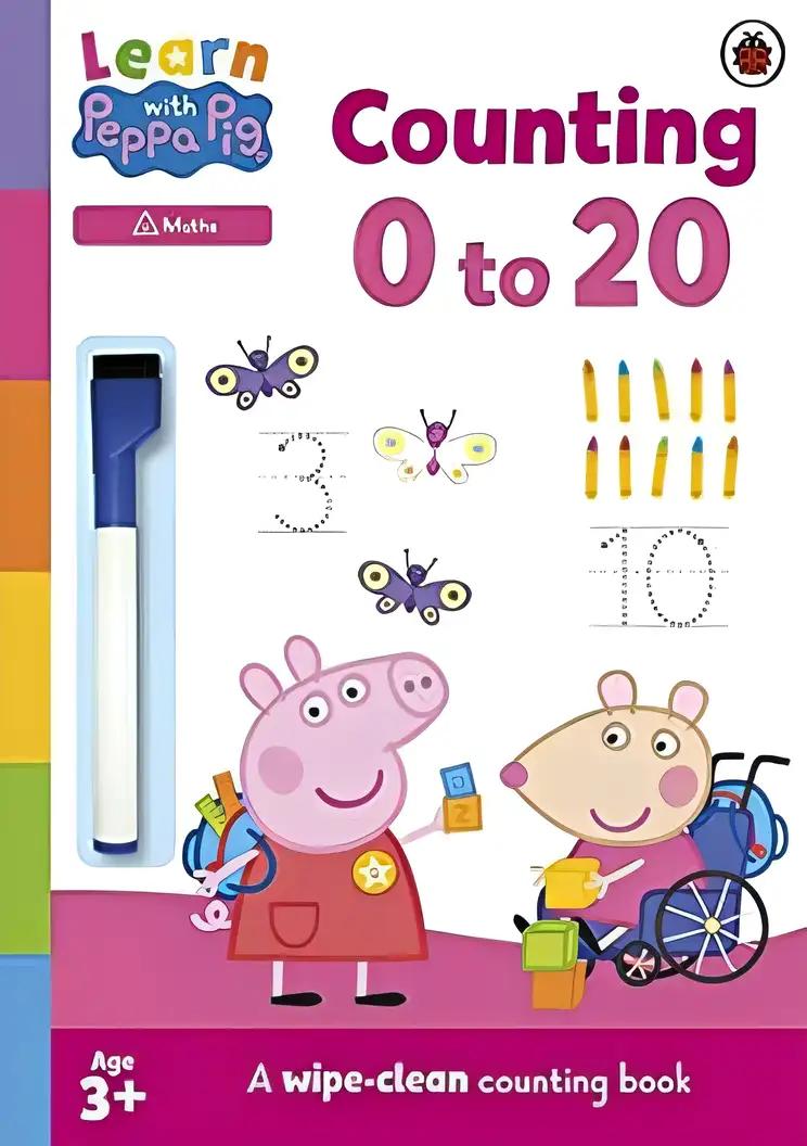 Learn with Peppa: Counting 0-20: Wipe-Clean Activity Book