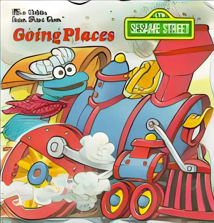 Sesame Street/Going Places (Golden Books)