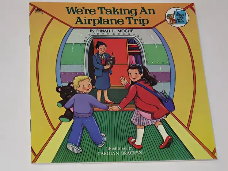 Book cover of 'We're Taking an Airplane Trip (Golden Look-Look Book)'