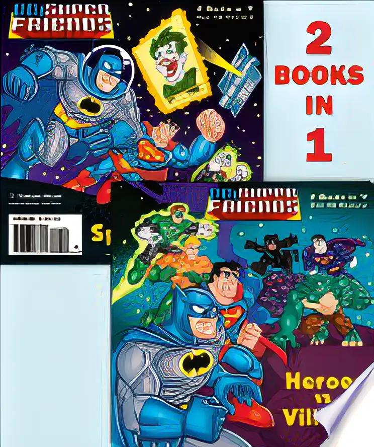 Heroes vs. Villains/Space Chase! (DC Super Friends) (Pictureback(R))