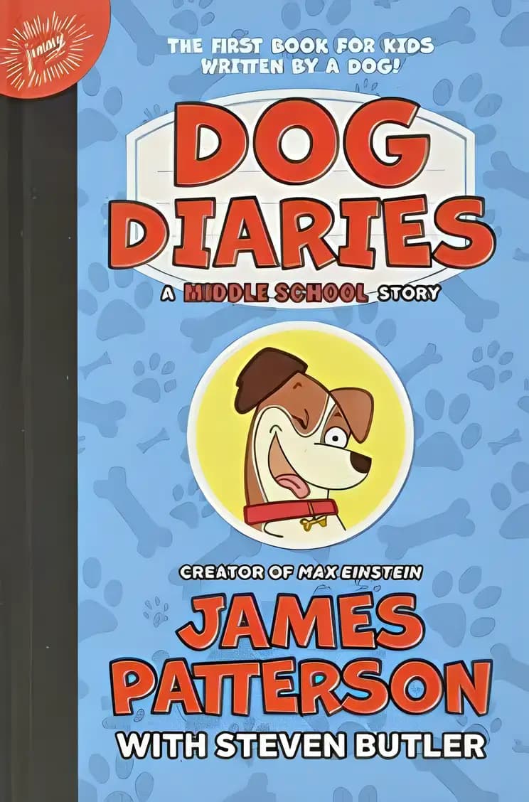 Book cover of 'Dog Diaries: A Middle School Story'