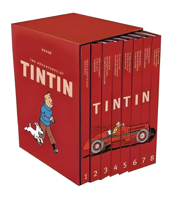 Book cover of 'The Adventures of Tintin'