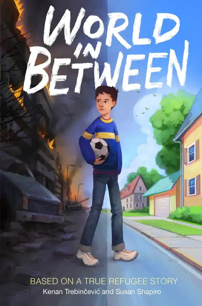 Book cover of 'World in Between: Based on a True Refugee Story'