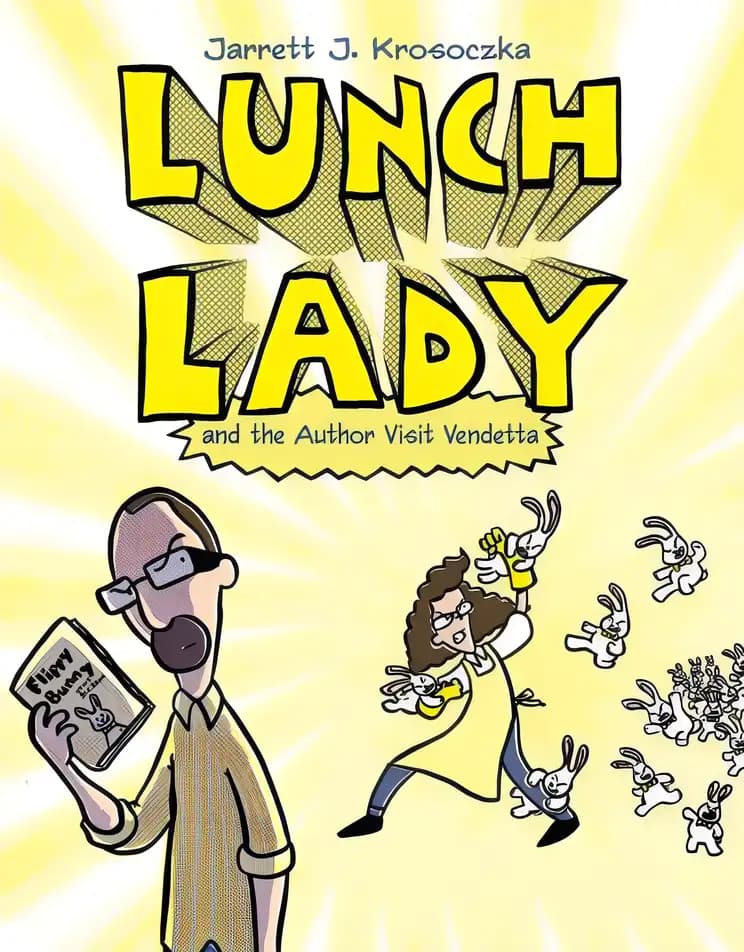 Book cover of 'Lunch Lady and the Author Visit Vendetta: Lunch Lady #3'