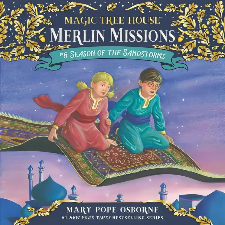 Book cover of 'Season of the Sandstorms (Magic Tree House (R) Merlin Mission)'