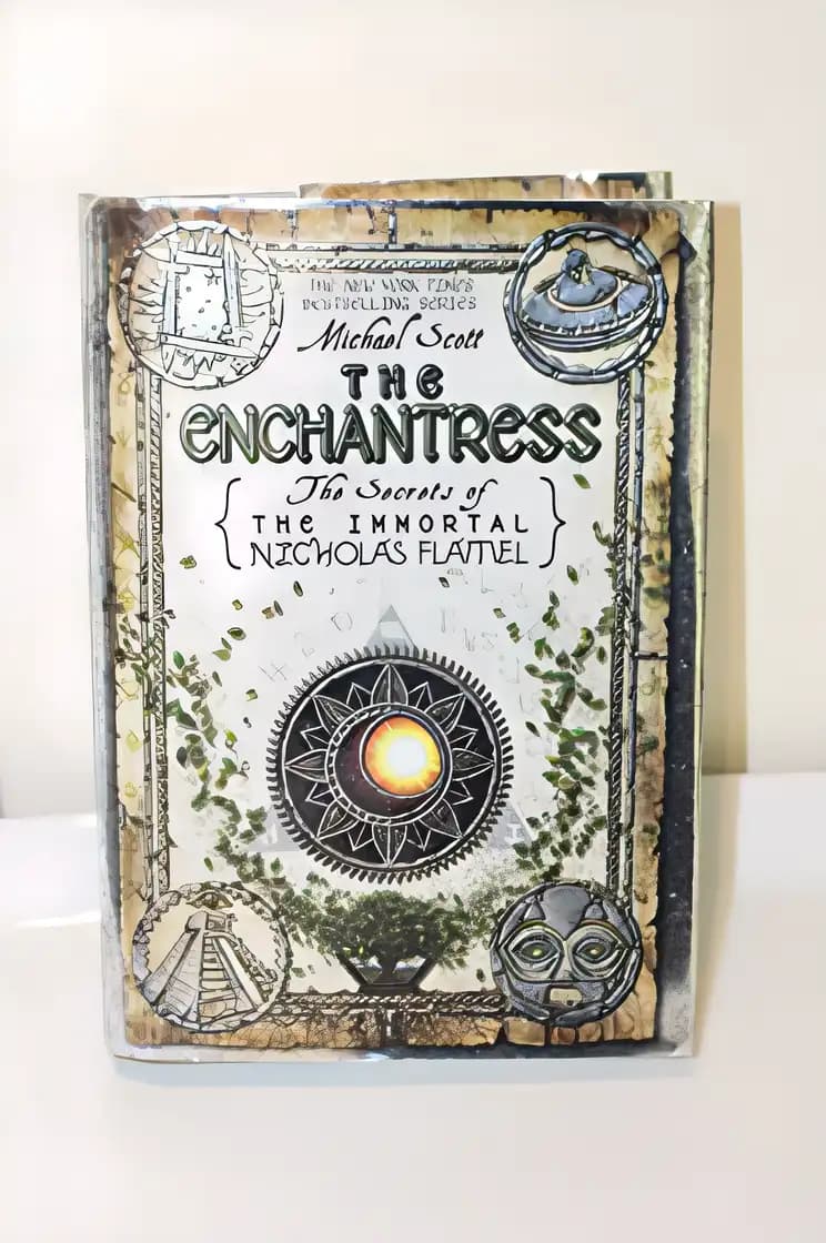 Book cover of 'The Enchantress: The Secrets of the Immortal Nicholas Flamel'