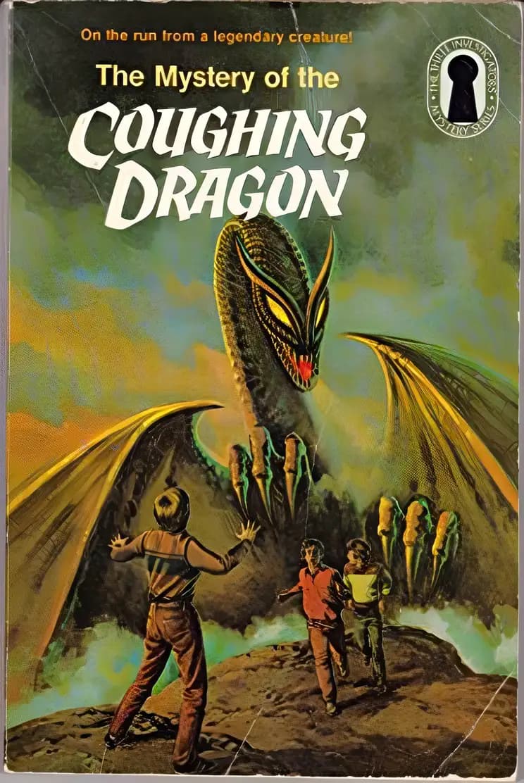 Book cover of 'The Mystery of the Coughing Dragon'