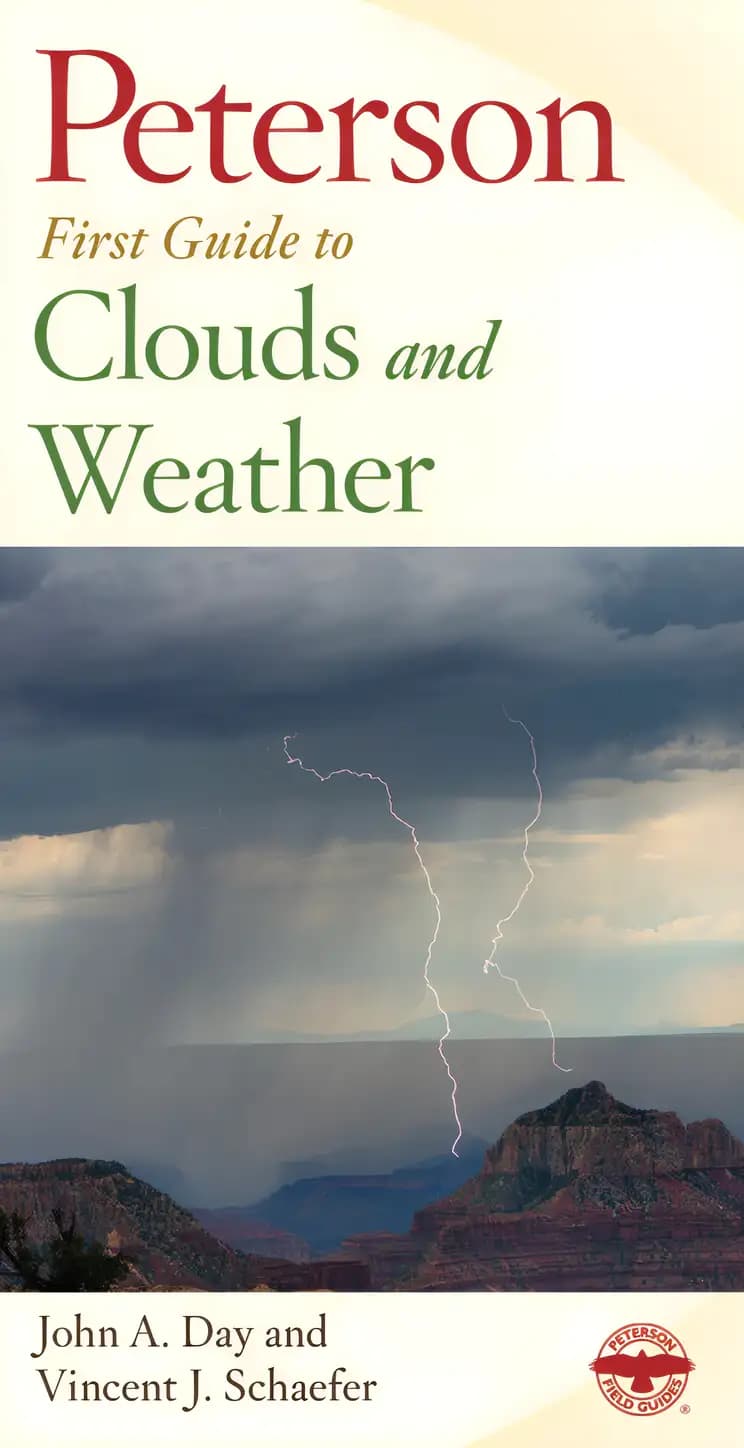 Book cover of 'Peterson First Guide To Clouds And Weather'