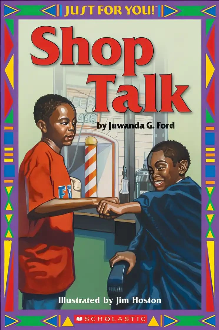 Book cover of 'Just For You!: Shop Talk'