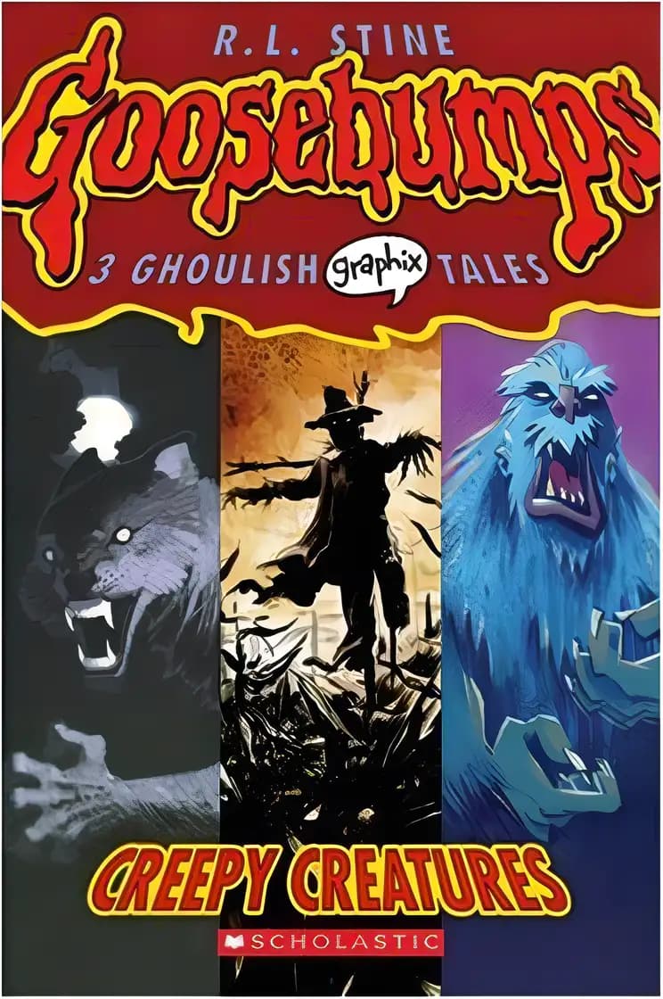 Book cover of 'Goosebumps Graphix series: Creepy Creatures'