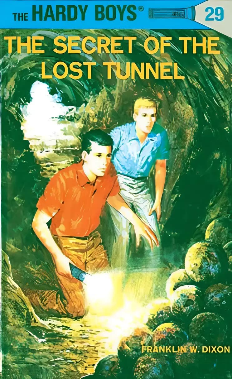 Book cover of 'The Secret of the Lost Tunnel'