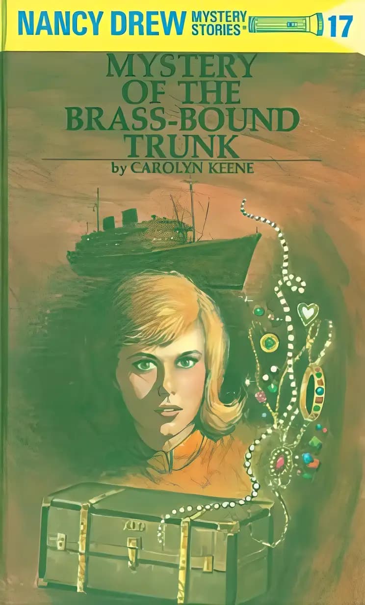 Book cover of 'The Mystery of the Brass Bound Trunk'