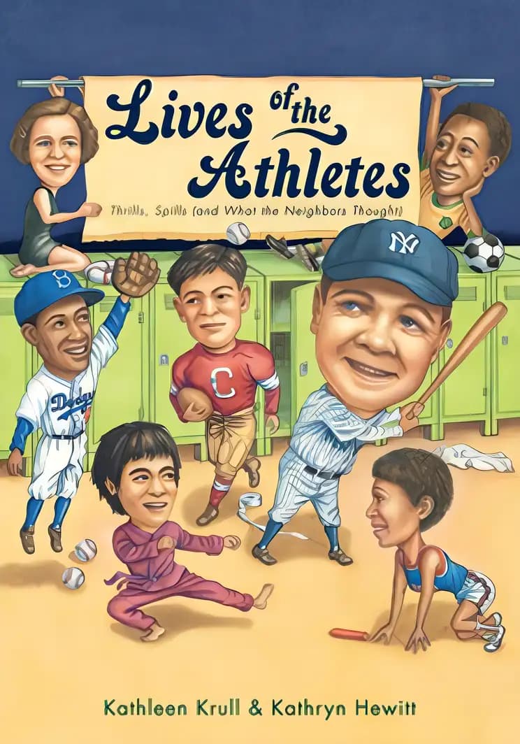 Book cover of 'Lives of the Athletes: Thrills, Spills (and What the Neighbors Thought)'