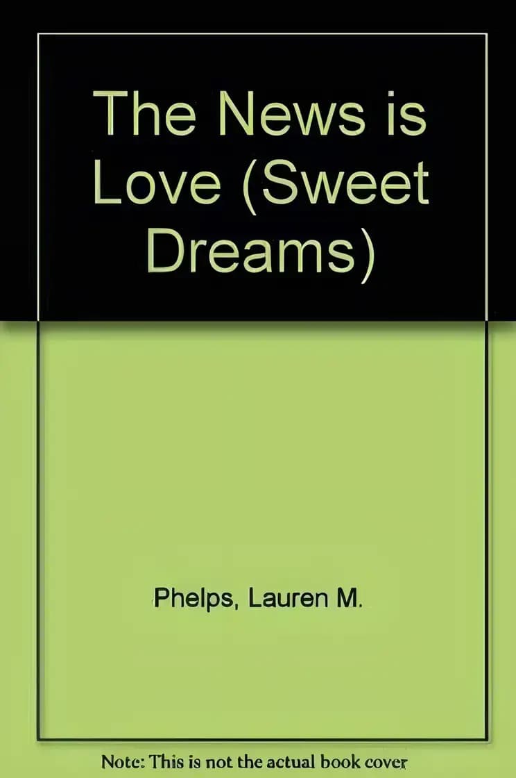 Book cover of 'The News is Love (Sweet Dreams Series #197)'