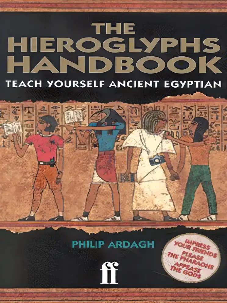 Book cover of 'The Hieroglyphs Handbook: Teach Yourself Ancient Egyptian'