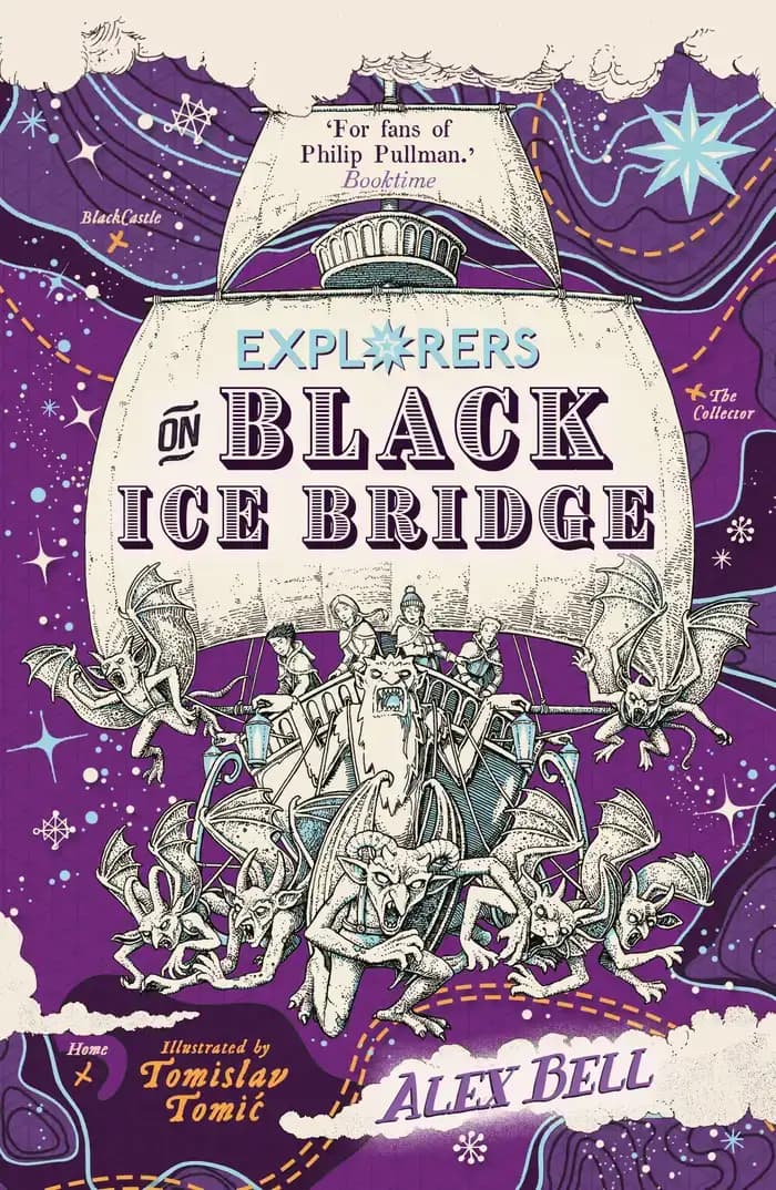 Book cover of 'Explorers on Black Ice Bridge'