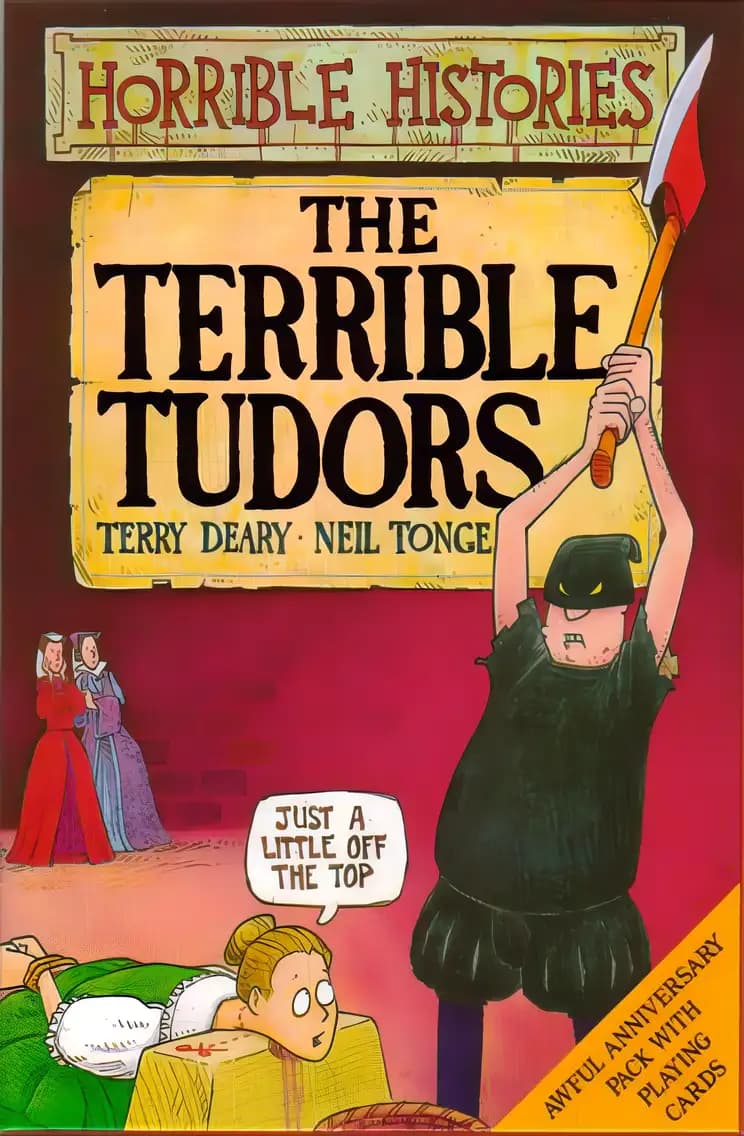 Book cover of 'Horrible Histories: Terrifying Tudors (New Edition)'