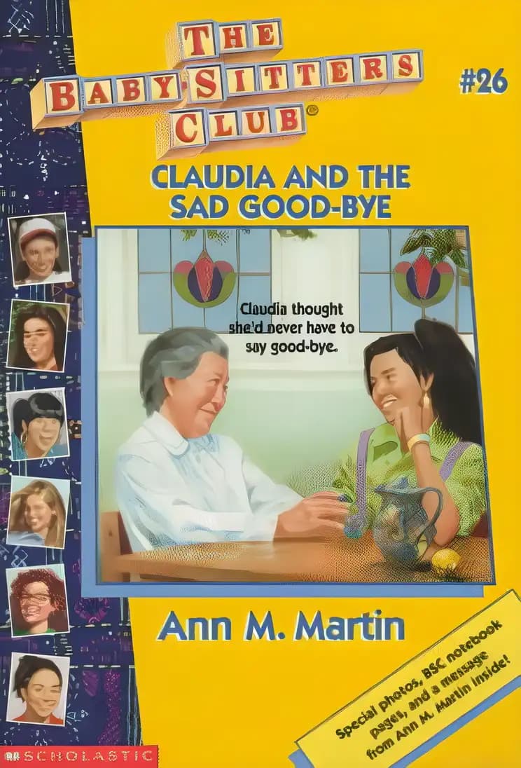 Book cover of 'Claudia and the Sad Goodbye'