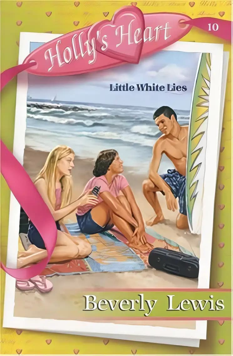 Book cover of 'Little White Lies (Holly's Heart, Book 10)'