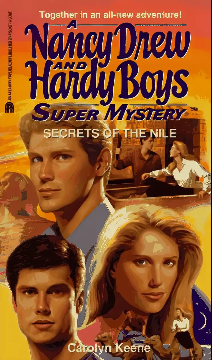 Book cover of 'Secrets of the Nile (Nancy Drew & Hardy Boys Super Mysteries #25)'