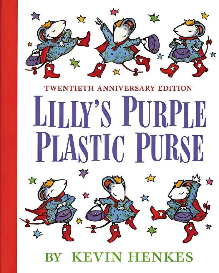 Lillys Purple Plastic Purse