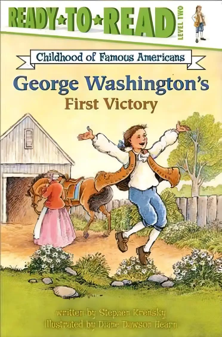 Book cover of 'George Washington's First Victory: Ready-to-Read Level 2 (Ready-to-Read Childhood of Famous Americans)'