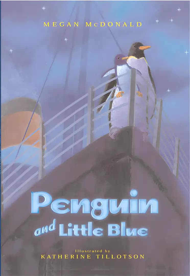 Book cover of 'Penguin and Little Blue'