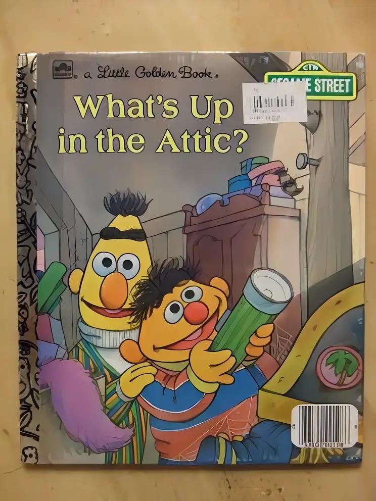 What's Up in the Attic? (A Little Golden Book)