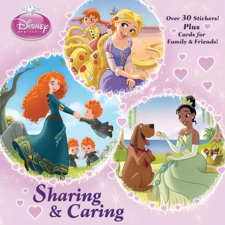 Book cover of 'Sharing & Caring (Disney Princess) (Pictureback(R))'