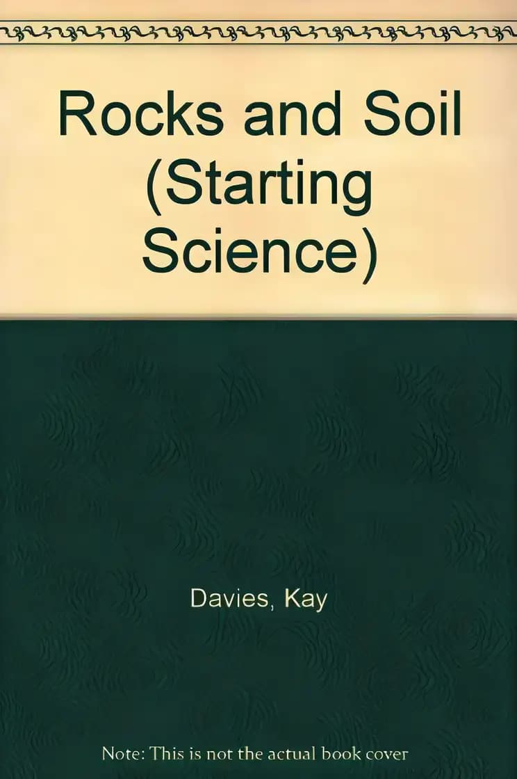 Book cover of 'Starting Science: Rocks and Soil'